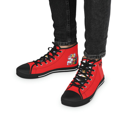 2HY4TV Red High Top Sneakers